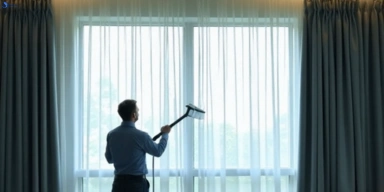 Commercial curtain steam cleaning service manahan-nsw hotels offices